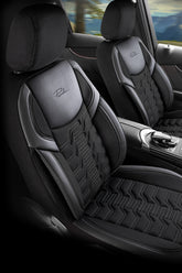 Car Seat Cover Berlin | Linen Fabric Leather Look Orthopedic Design